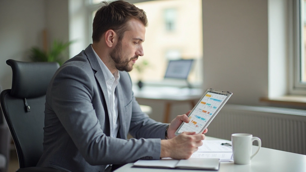 Календарь с цветными блоками времени и планированием на неделю