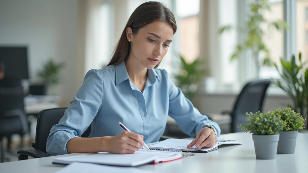 Профессиональный рабочий стол с планировщиком и ноутбуком для управления временем